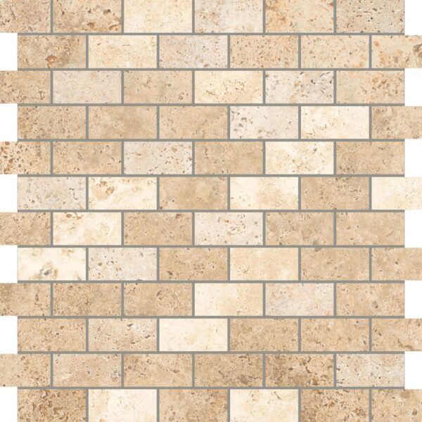 Auburn Ebur/Nux 2x1 Mosaic Matte tile