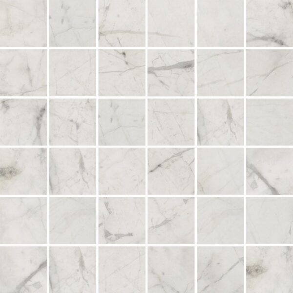 Bouquet White Shine 2x2 Mosaic Polished tile