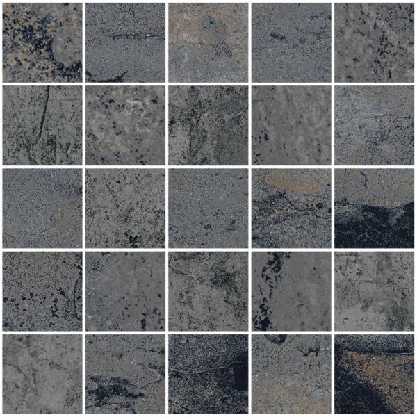 Meta Night 2x2 Mosiac Matte tile