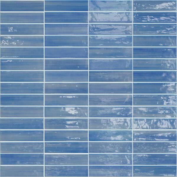 Monaco Blue 3x10 Glossy tile