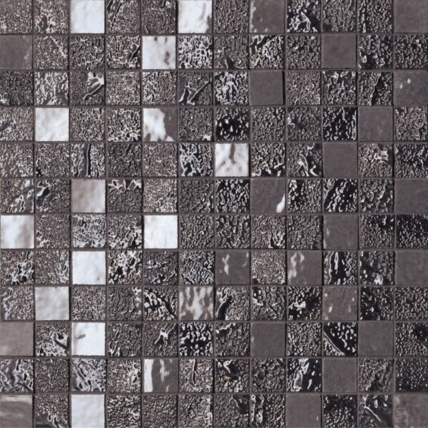 Slateworks Ard Nero 1x1 Mosaic Matte tile