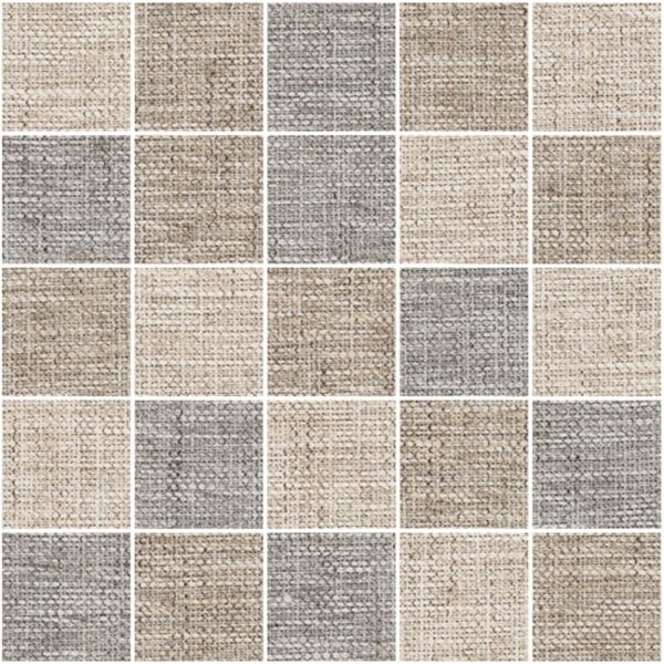Textile *Mosaic Mix Dark 2x2 Matte tile