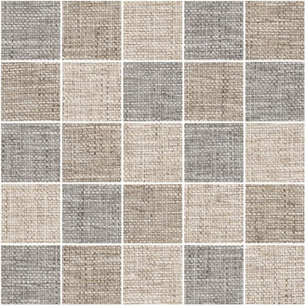Textile *Mosaic Mix Dark 2x2 Matte tile