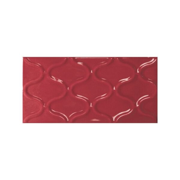 Whisper Porpora-Red Deco D3 Glossy tile
