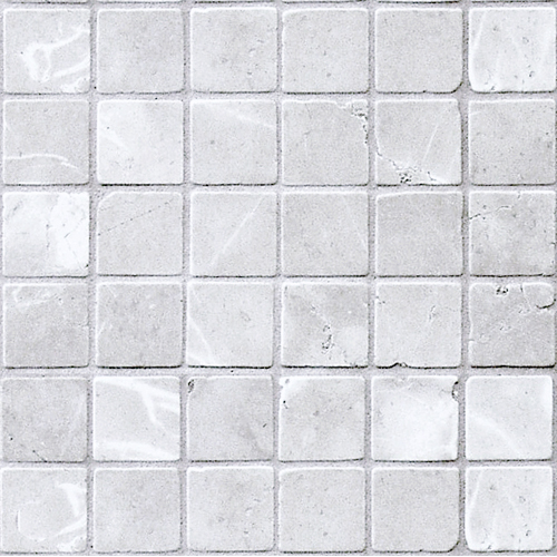 Statuario Premiere 1x1 Tumbled tile