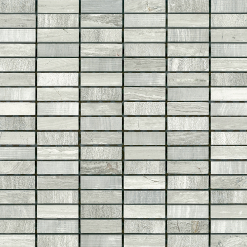 Driftwood White/Grey 5/8x2 Multi-Texture tile