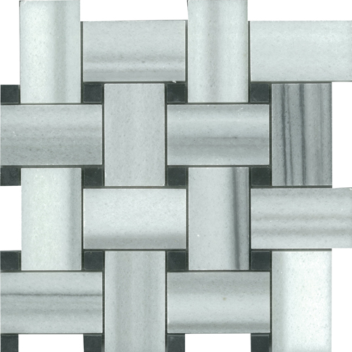 Zebrino Large Basketweave Honed tile