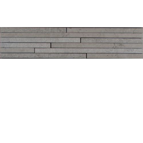 Silver Stone Lineality Small Honed tile