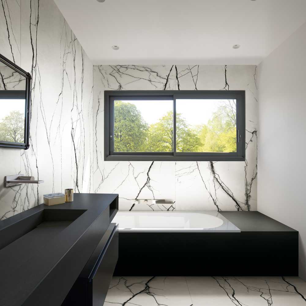 Eurostone Black Lincoln collection